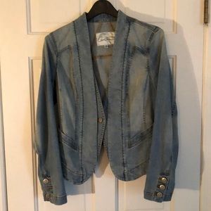 Cabi denim 1button blazer